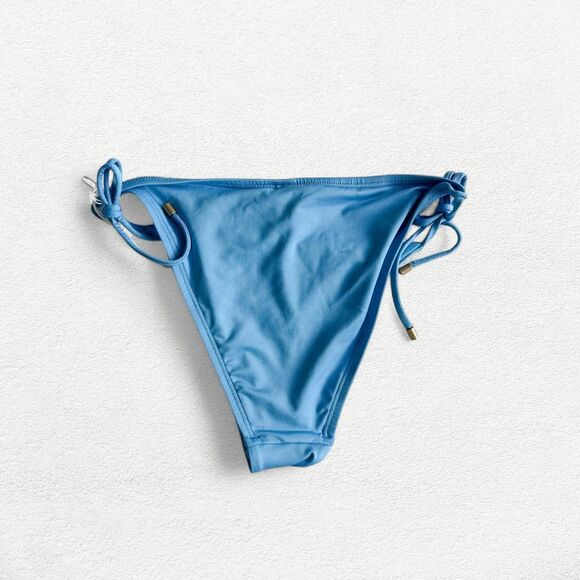 Vitamin A Classic Tie Side ABL Bikini Bottoms in Sky Blue - Picture 3 of 8